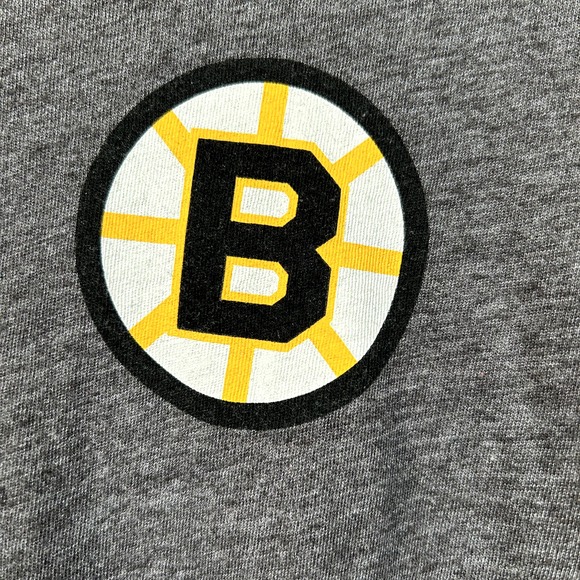 NHL Fanatics Boston Bruins Men's Lg Graphic Long-sleeve‎ Blue T-Shirt EUC - Picture 3 of 8